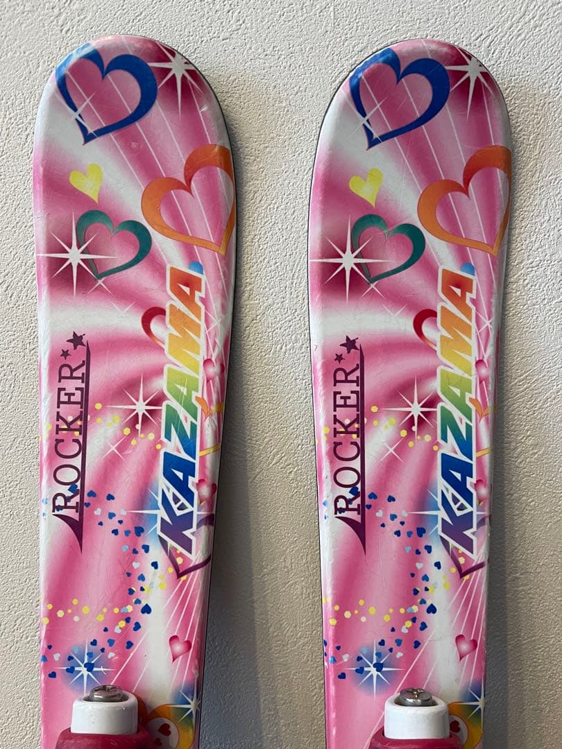 KAZAMA 子供用　スキー板 86cm ブーツ 19cm ストック ジュニア用