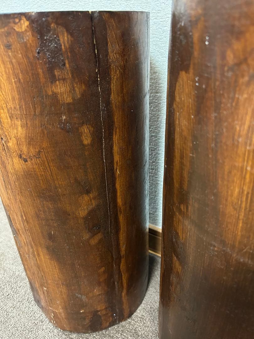 ティキ(tiki)　直径24cm前後×高さ48cm前後　2個セット