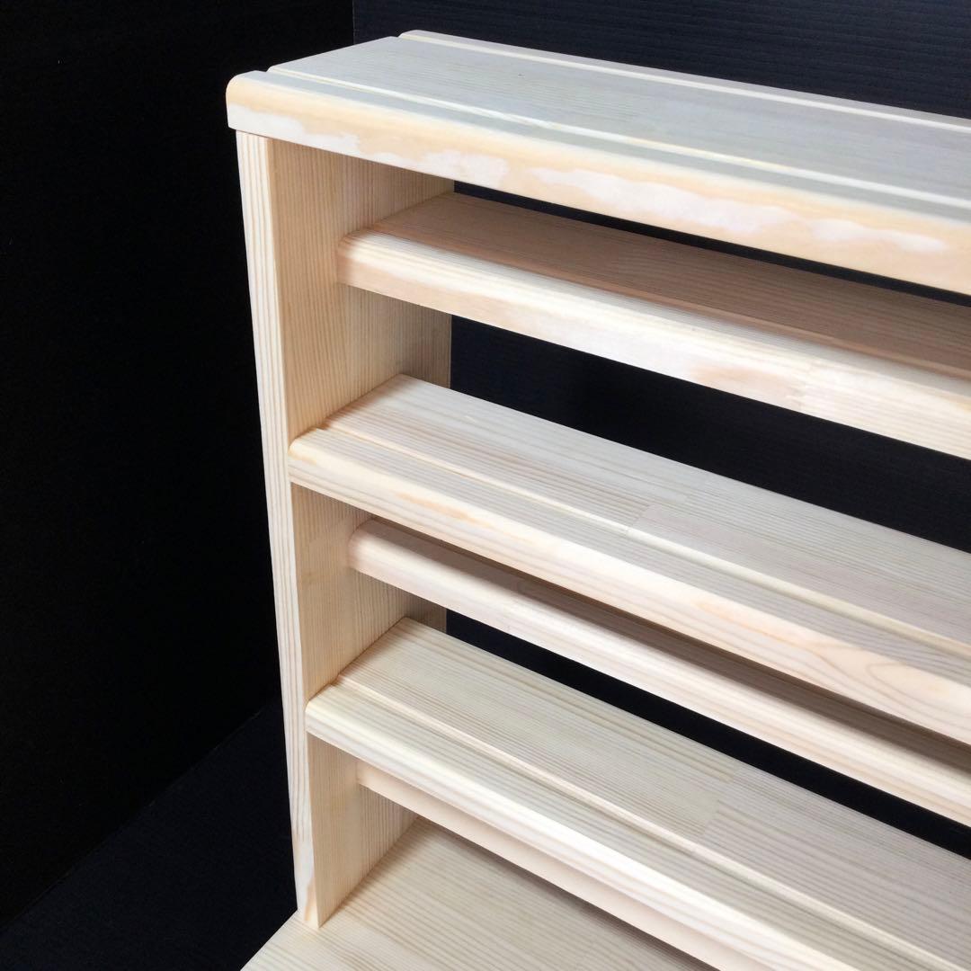 トミカ収納棚　7段　112台収納　木製　(新品)