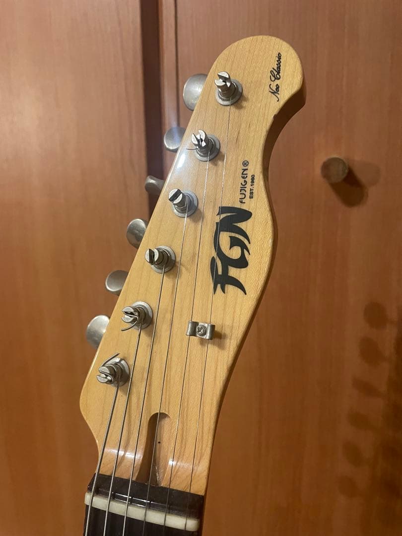 フジゲン Fujigen ホワイトシースルー テレキャスター