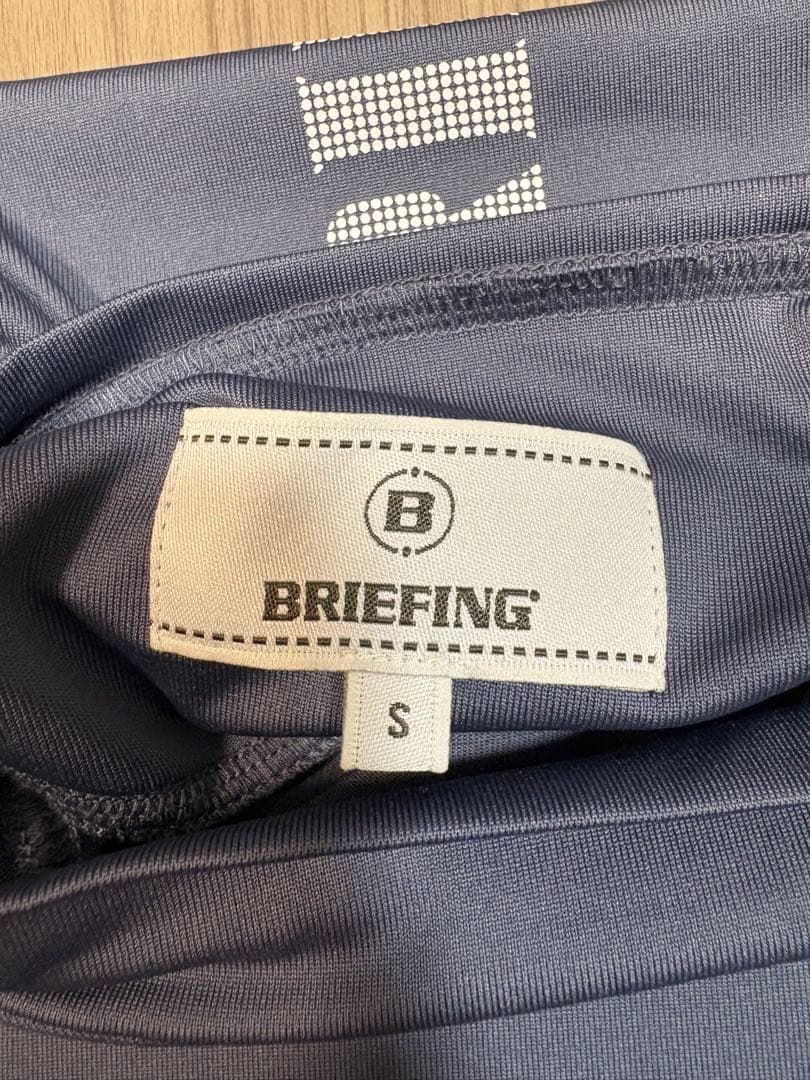 BRIEFING ハイネック長袖シャツ