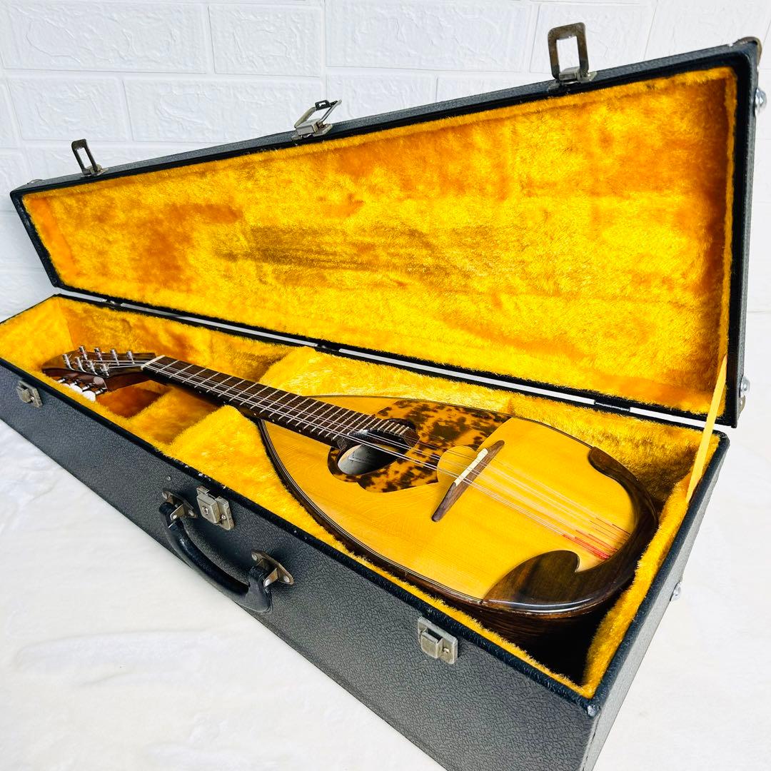 手工品 石川捷二郎 マンドリン No.1 Annno 1982 べっ甲 弦楽器