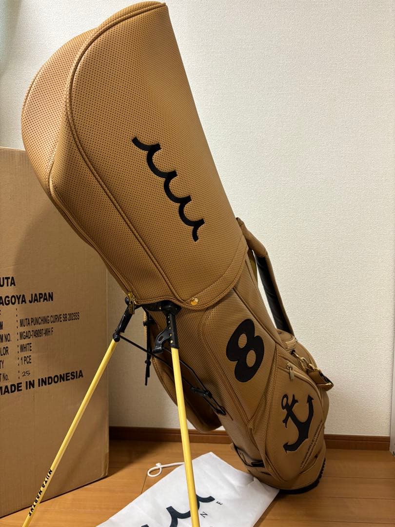 muta MARINE ムータマリン  パンチングエシカルレザー キャディバッグ