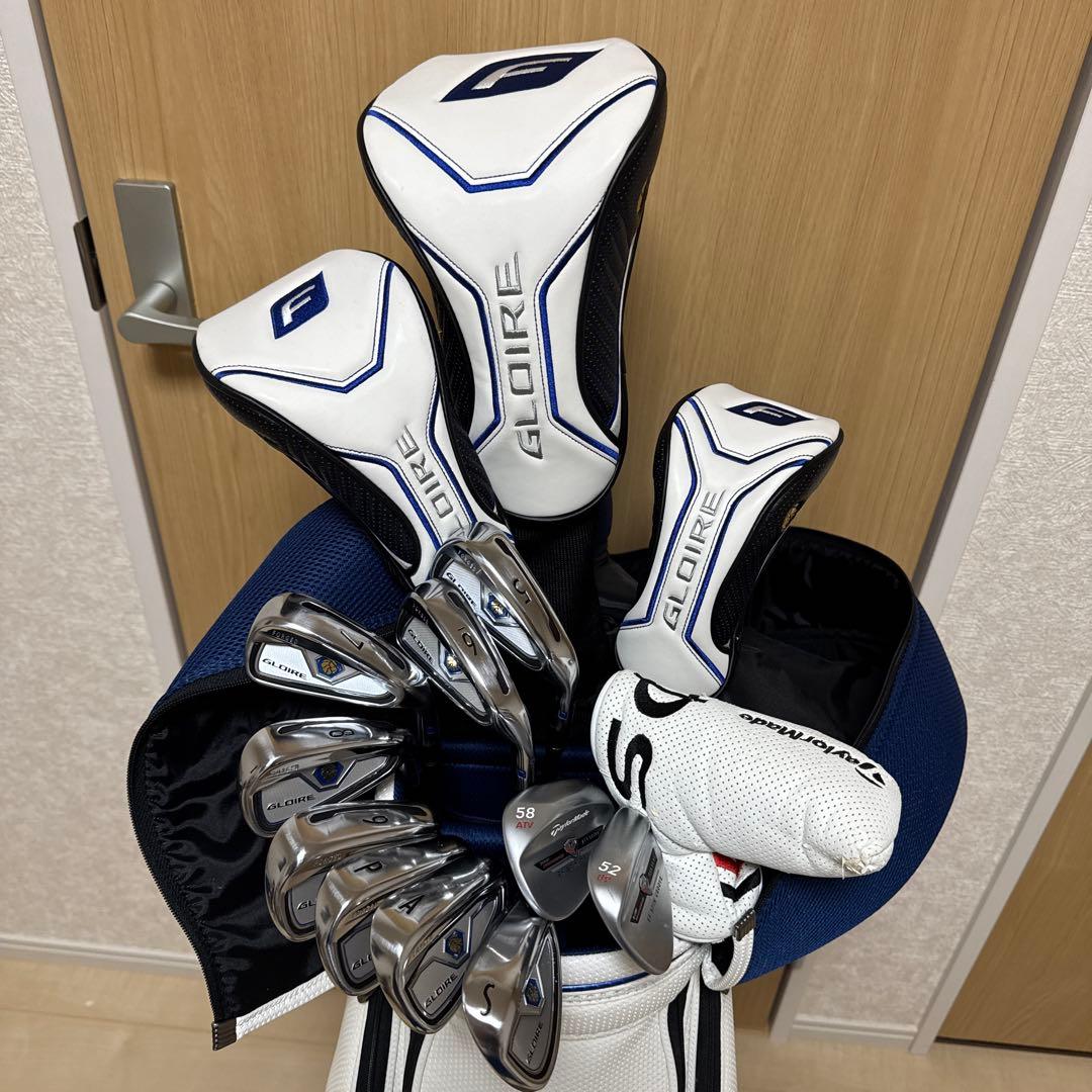 極美品　GLOIRE Fゴルフクラブ キャディーバック　セット