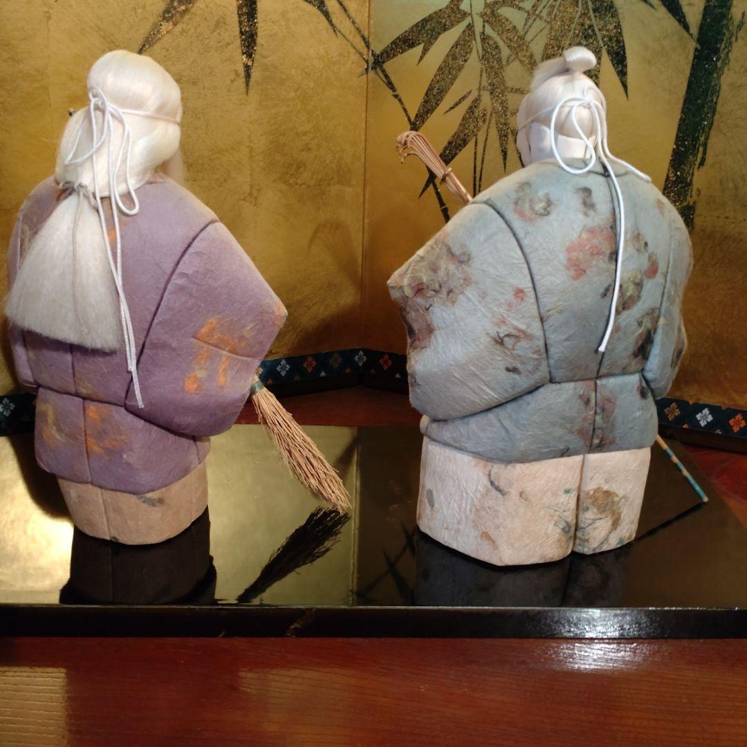 『高砂』三富清子作　能装束和紙木目込人形