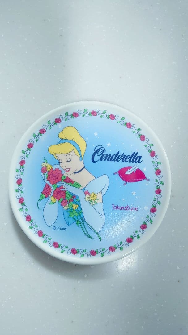 【希少】ディズニープリンセス陶器プレート3枚セット【シンデレラ白雪姫ジャスミン】