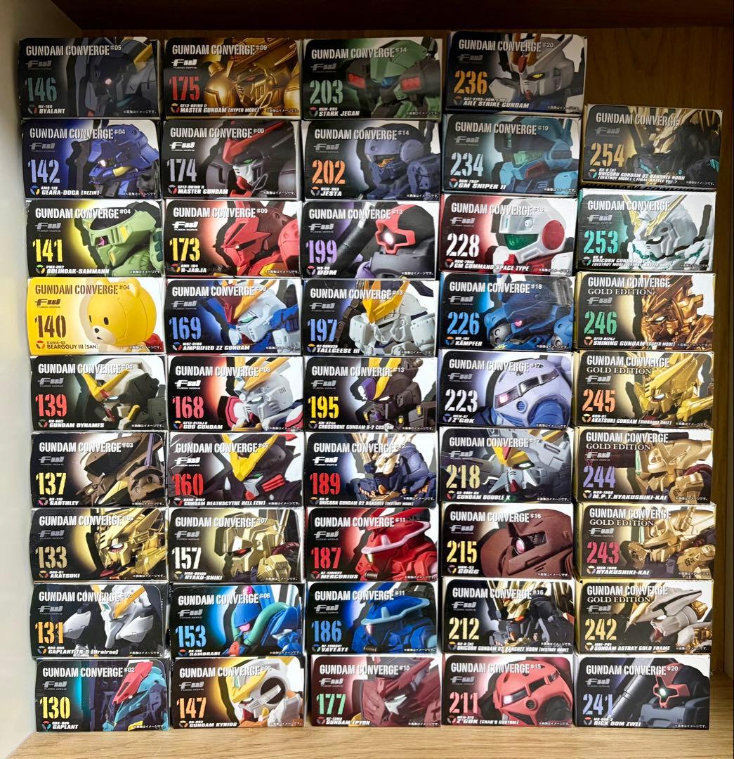 引退　未開封品　ガンダムコンバージ　希少まとめ売り
