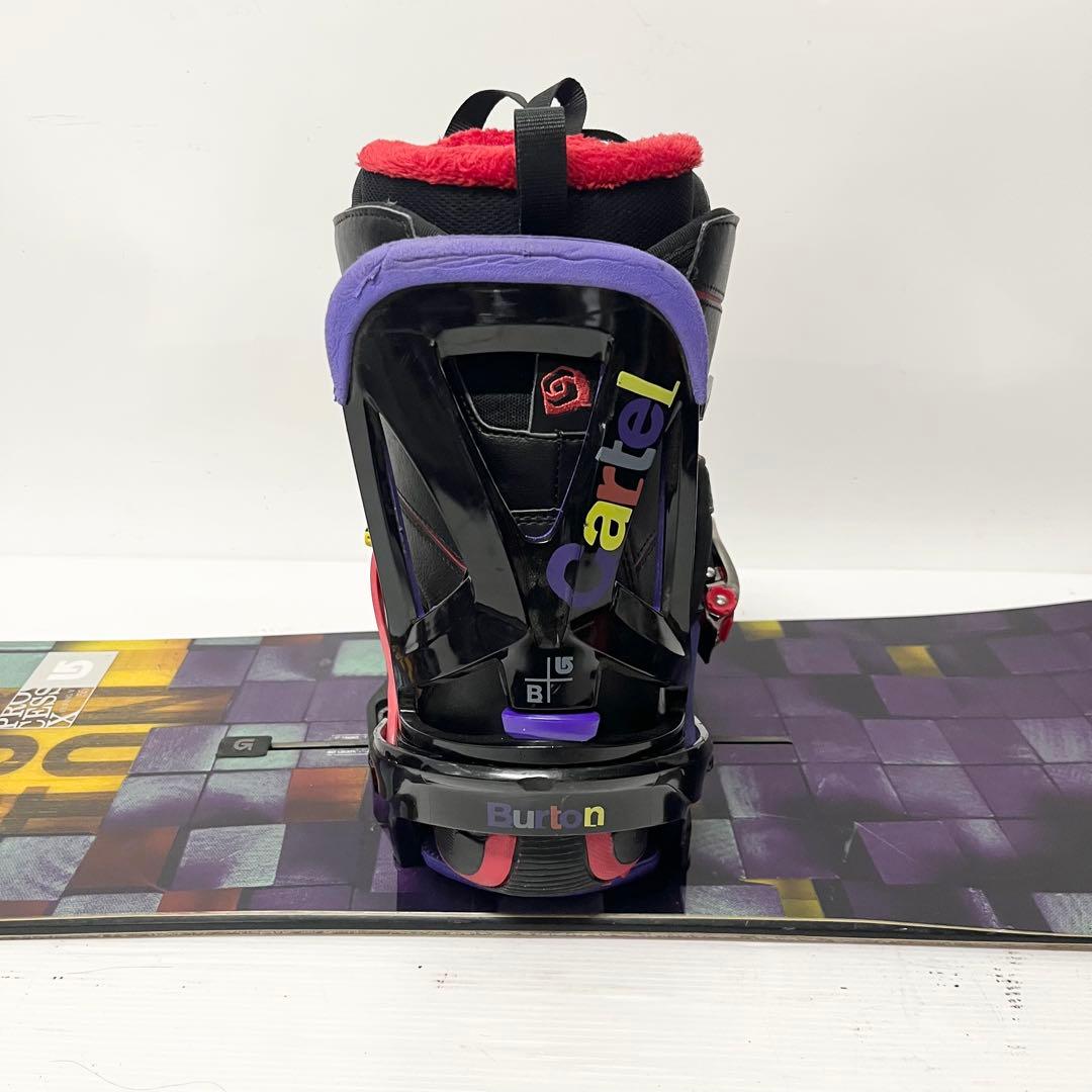 BURTON FLYING V スノボセット　SALOMON スノーボード 美品