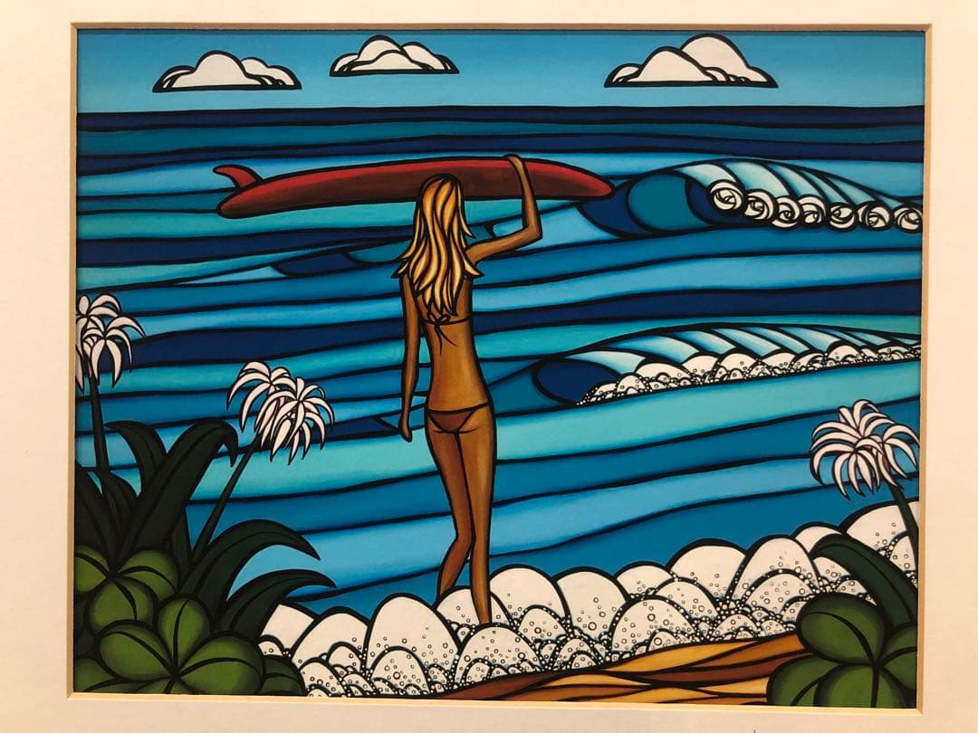 ヘザーブラウン 絵画 アート u-ske ポストカード 木製フレーム付き まとめ