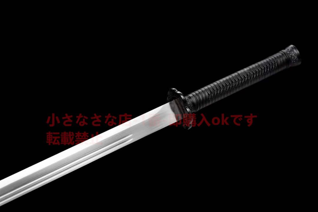 武具　刀装具　日本刀　模造刀   居合刀 横刀  直刀 黒金古刀~斬風