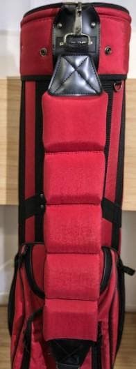クーラ美品　ラルフローレンPolo Golf レッドキャディバッグ