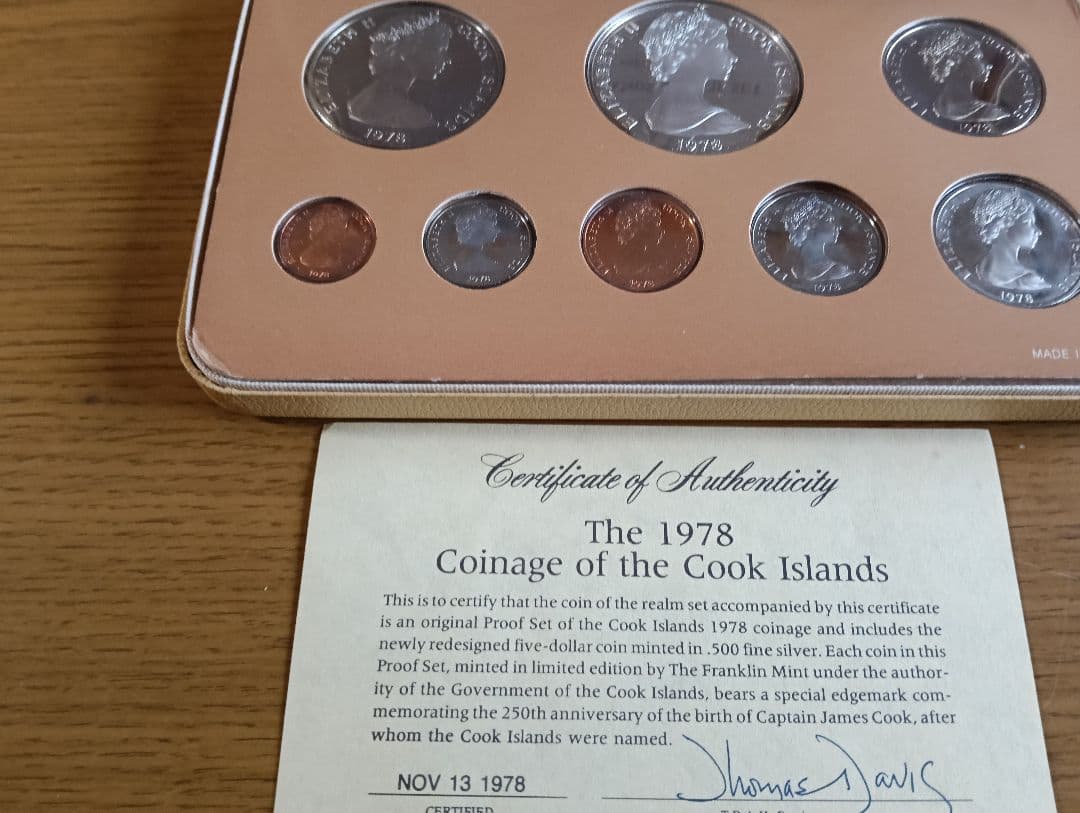 【超希少】　キャプテン・ジェームズ・クック生誕250周年記念プルーフセット