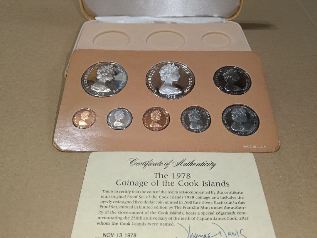 【超希少】　キャプテン・ジェームズ・クック生誕250周年記念プルーフセット