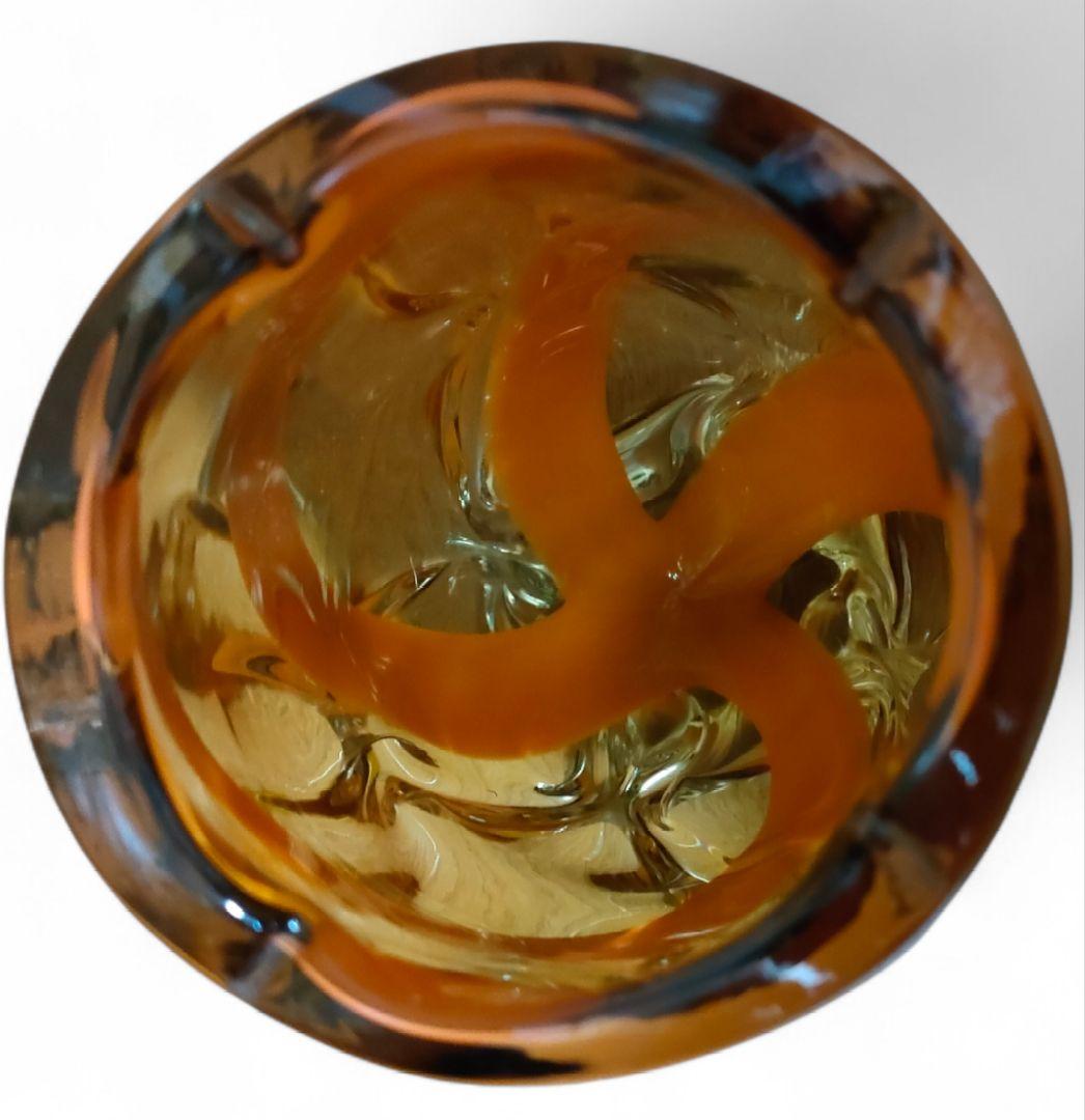 KAMEI GLASS フラワーベース 花瓶 南部硝子 1970年代 昭和レトロ