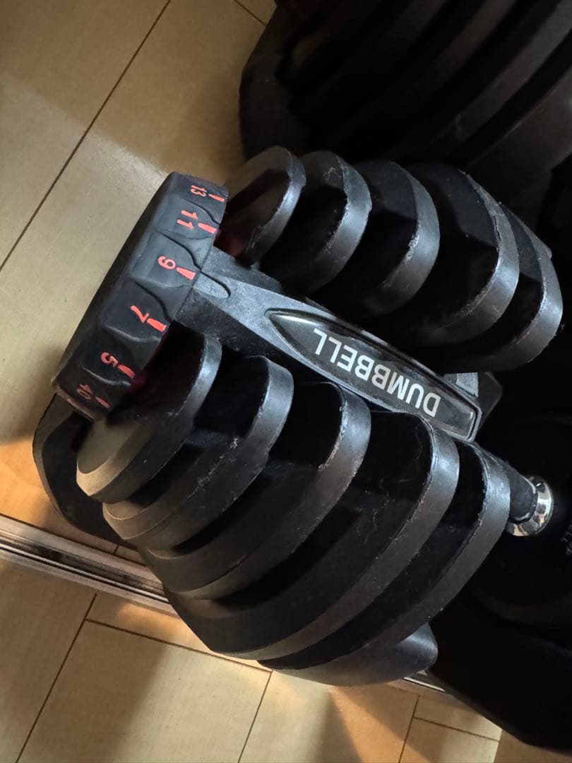 可変式ダンベル 最大40kg①