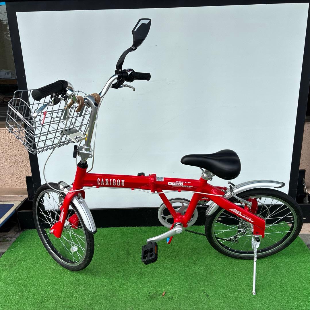 折りたたみ自転車 サカモトテクノ カリブー 20インチ 6段変速　美品