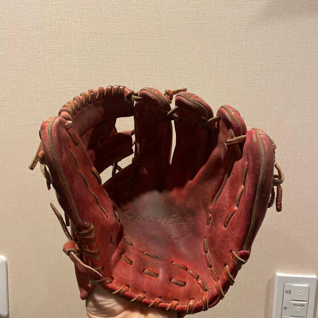 ミズノ グローバルエリート硬式用野球グローブ レッド