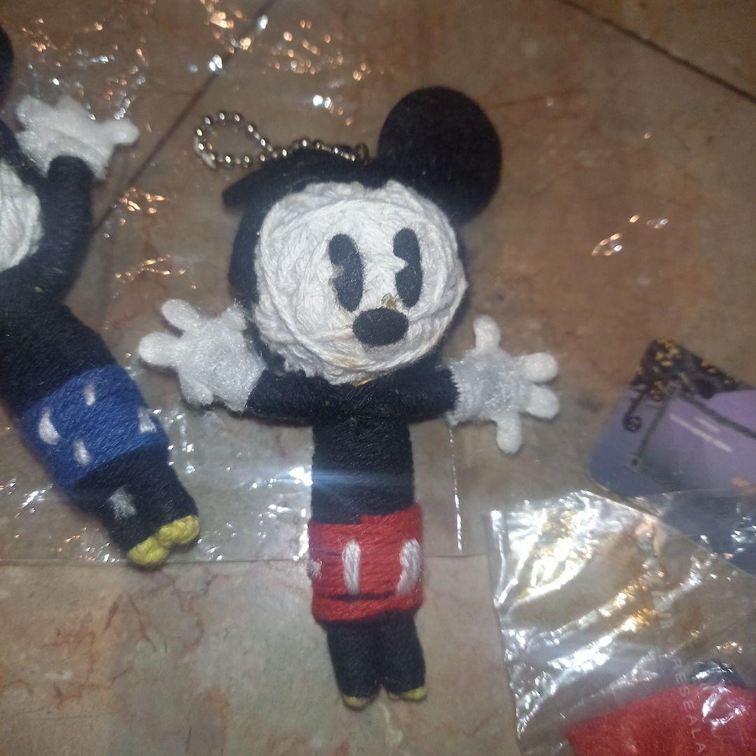 レア★Disney キャラクター★ブードゥ人形★マスコットキーホルダー★4点