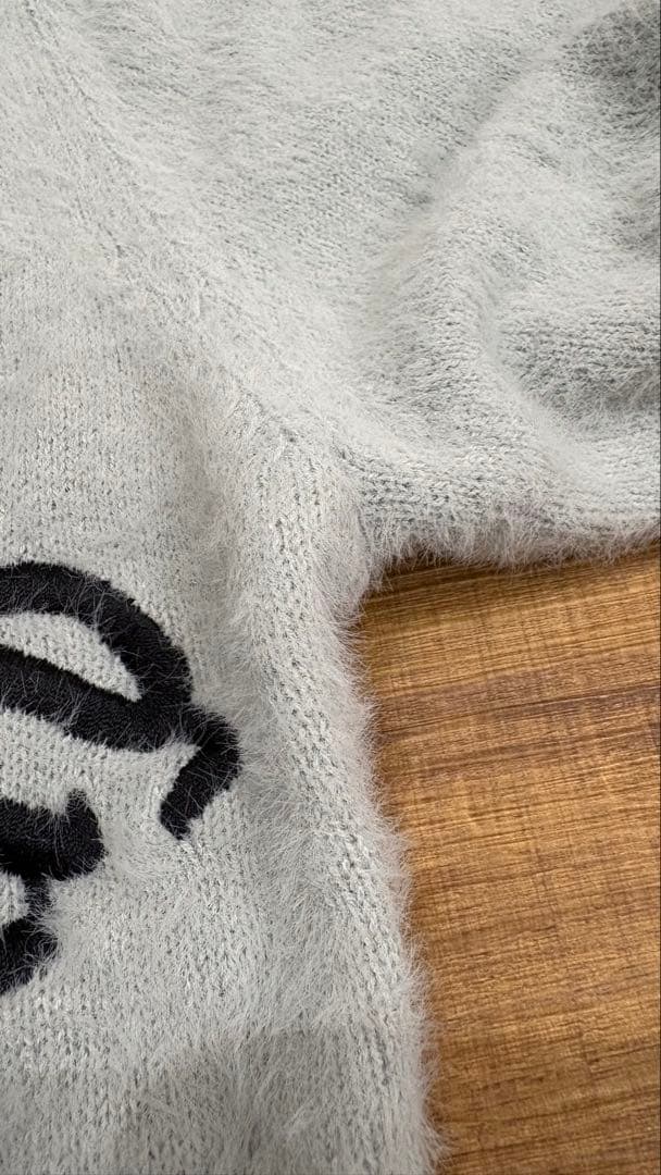 キャロウェイ ゴルフ メンズ ニット ロゴジャガードヘアリーニット グレー