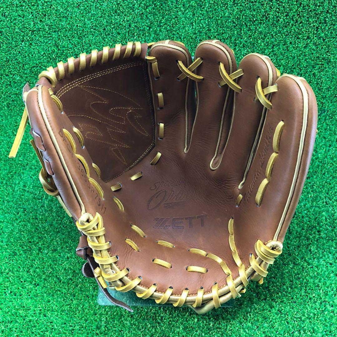 ゼット ZETT 1052 投手用 硬式グローブピッチャーグローブ 右投げ 海外
