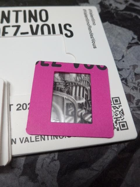 ヴァレンチノのイベント、ランデブーのアートボックスです