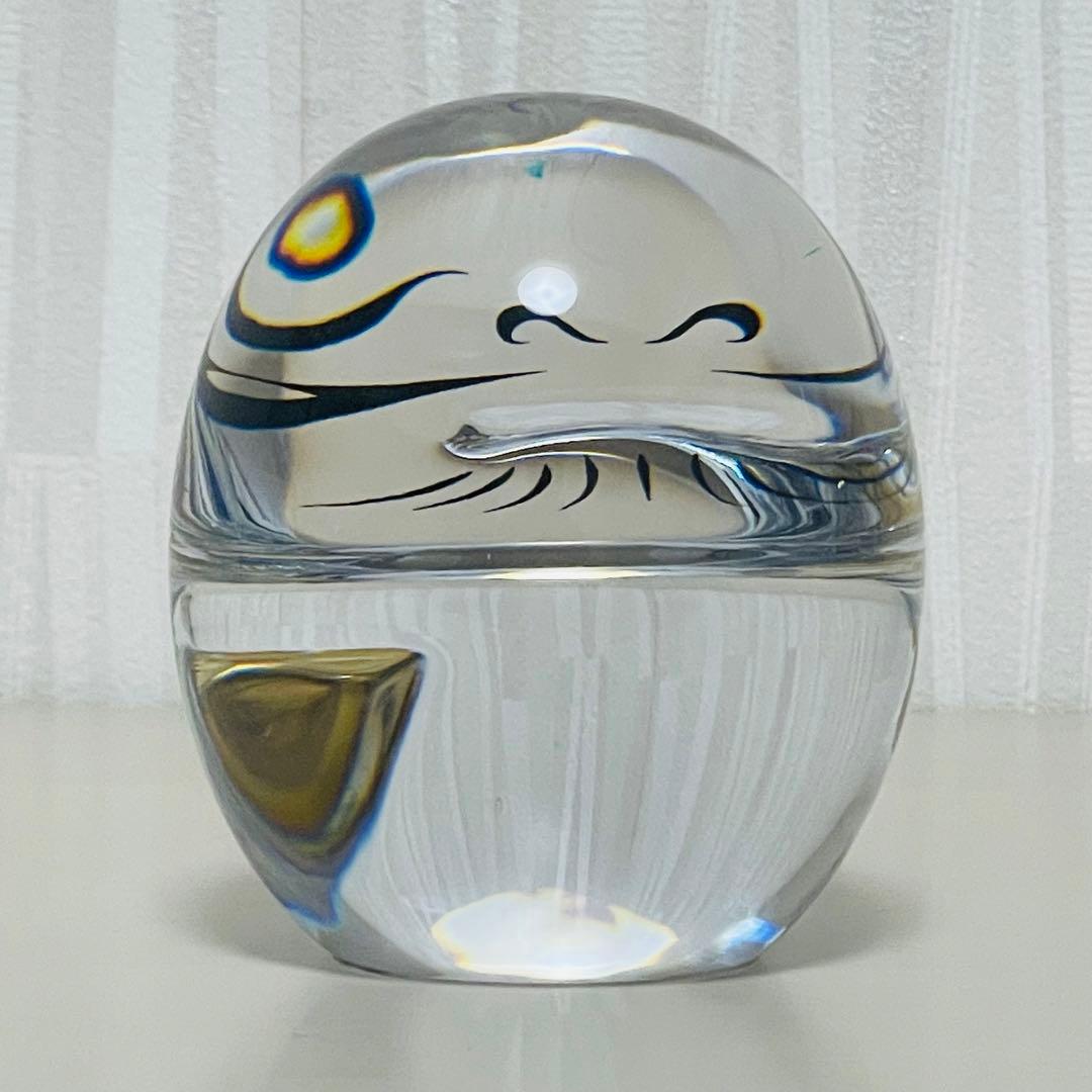 Baccarat バカラ クリスマス だるま 置物 オブジェ フィギュリン