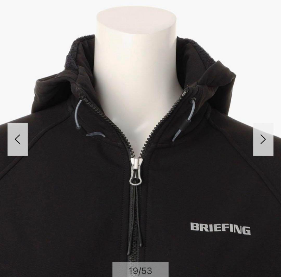 【新品・タグ付き】BRIEFING レディース パーカー フリース 黒 L
