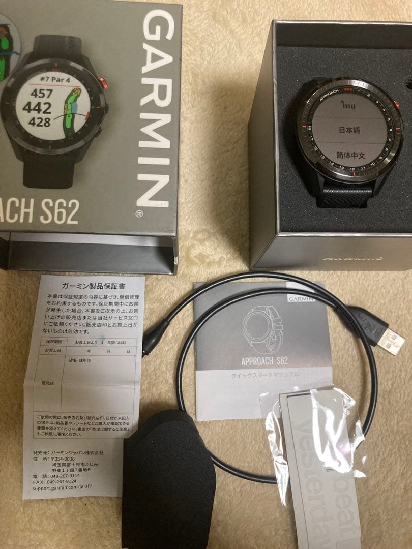 ガーミン S62 アプローチ　garmin 美品