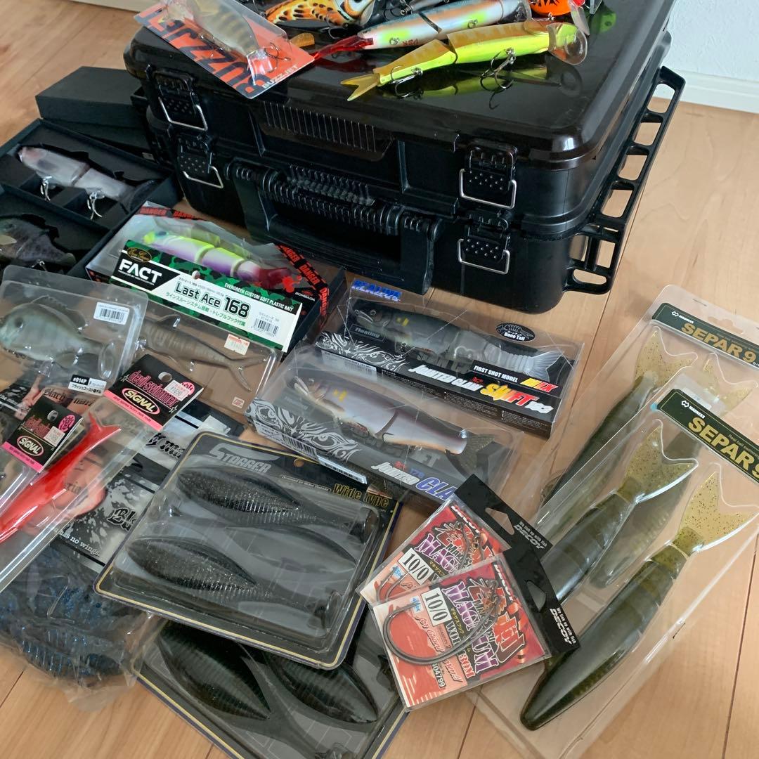 釣*楽様 漢！！バス釣りボックスセット　ルアーセット　ワームセット　検　バス釣り