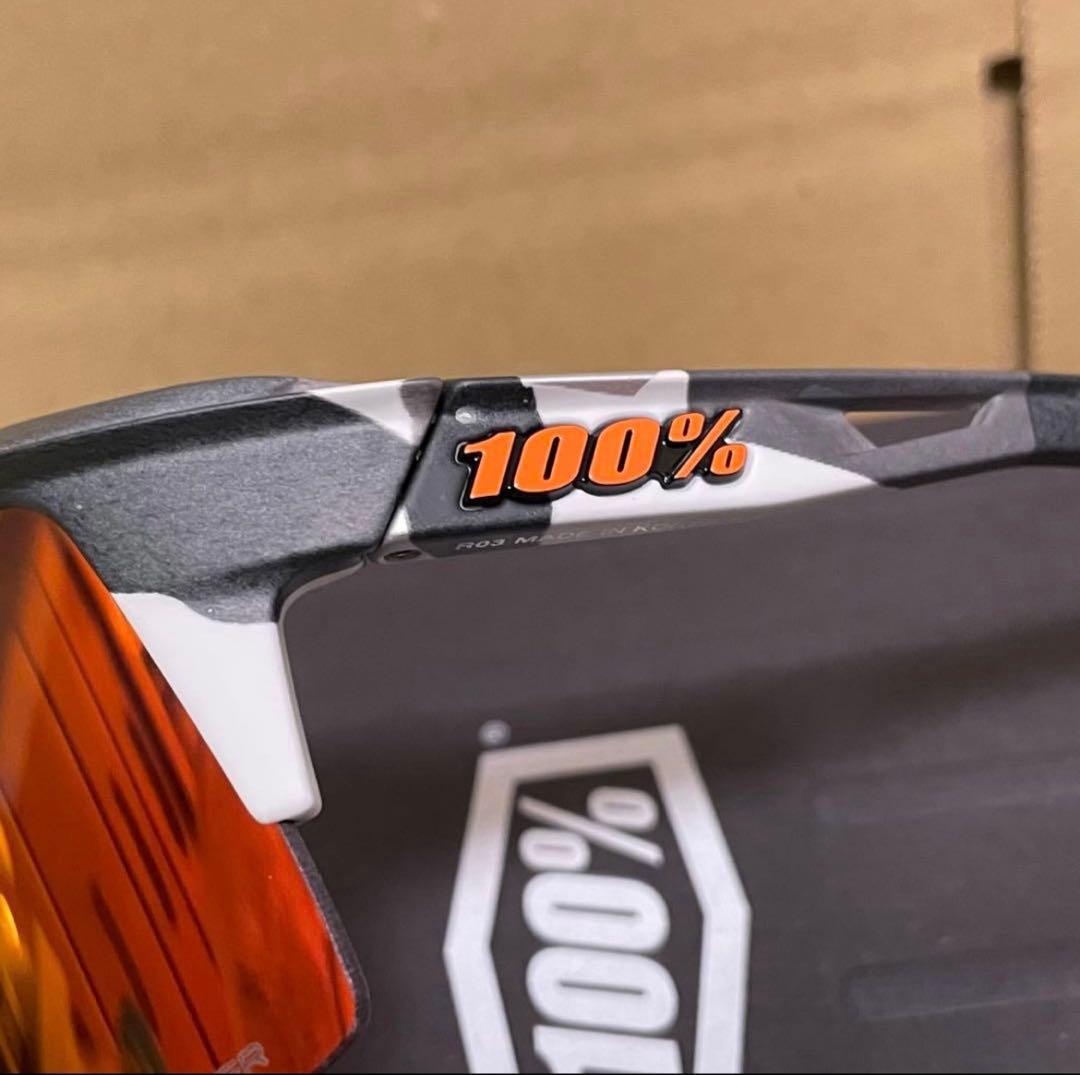 ワンハンドレッド サングラス speedcraft grey camo 100%