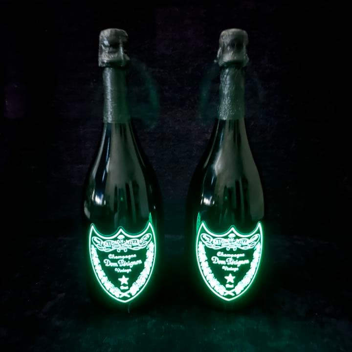 限定⭐︎光るドンペリニヨン⭐︎未開封⭐︎ドンペリニヨン⭐︎ルミナス⭐︎2本セット⭐︎白