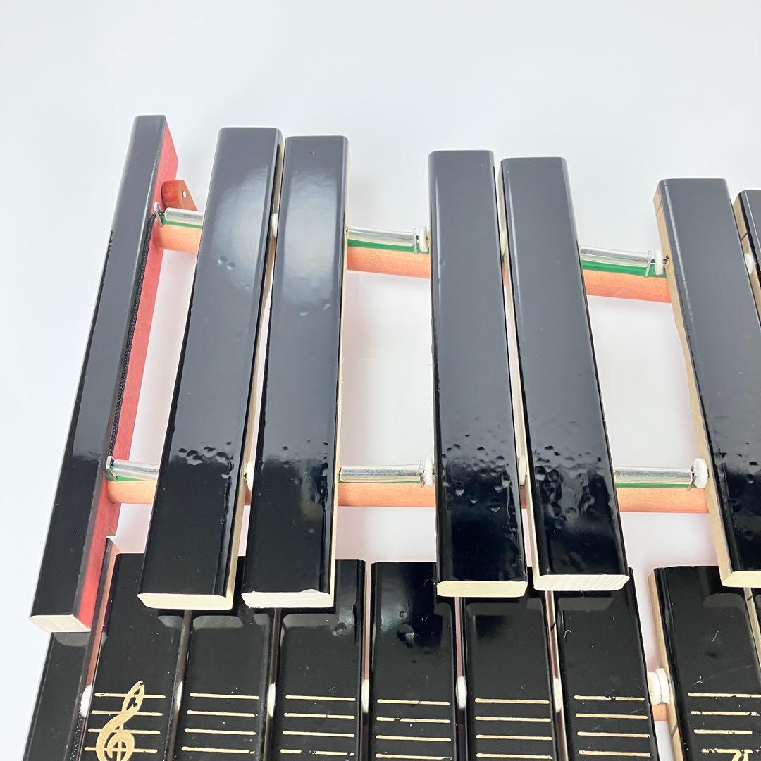 YAMAHA　卓上木琴　No.185　箱、マレット付き　④