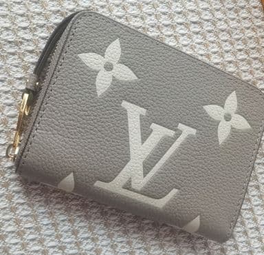 【極美品】M82448モノグラム アンプラント ジッピー パース