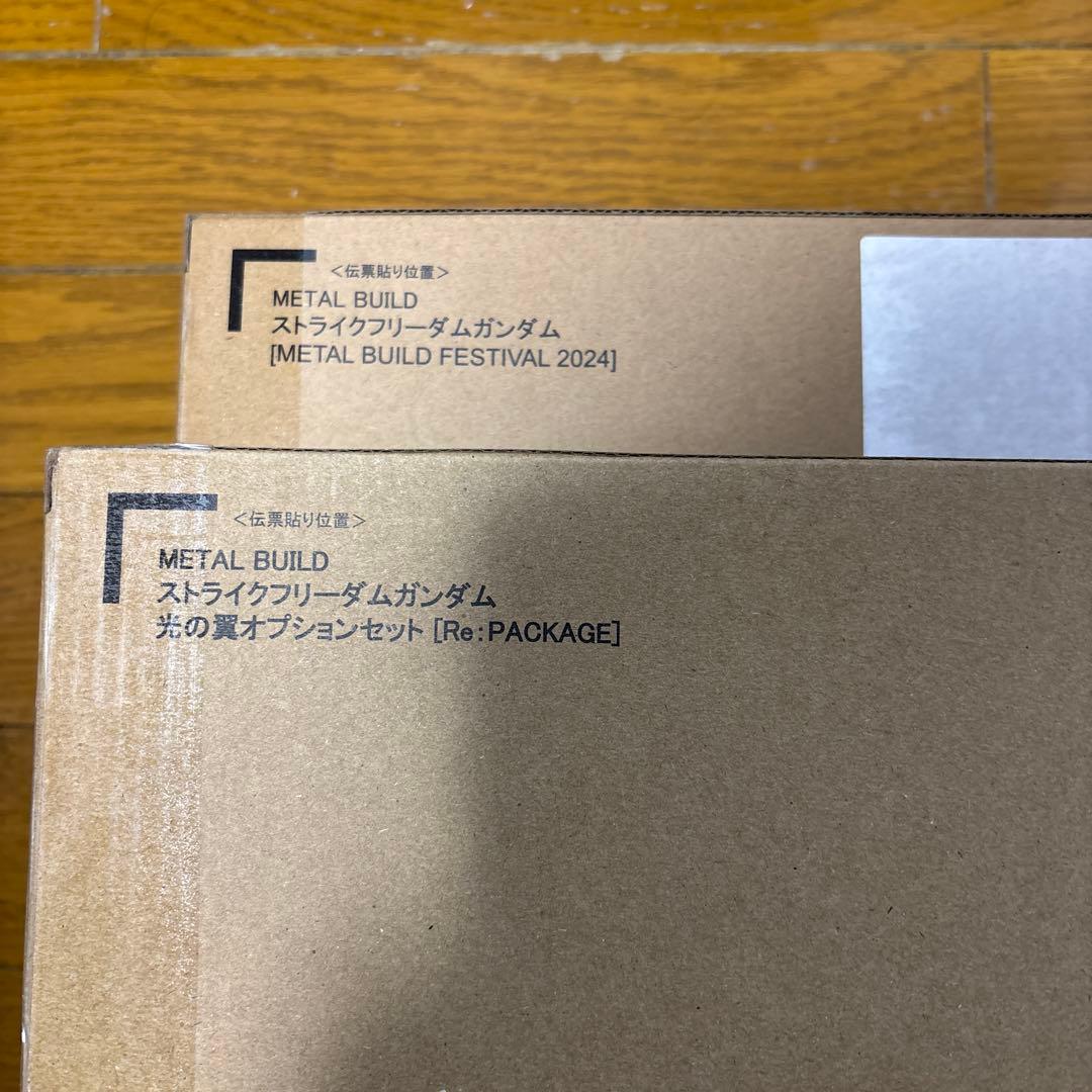 メタルビルドストライクフリーダムガンダム　光の翼オプションセット
