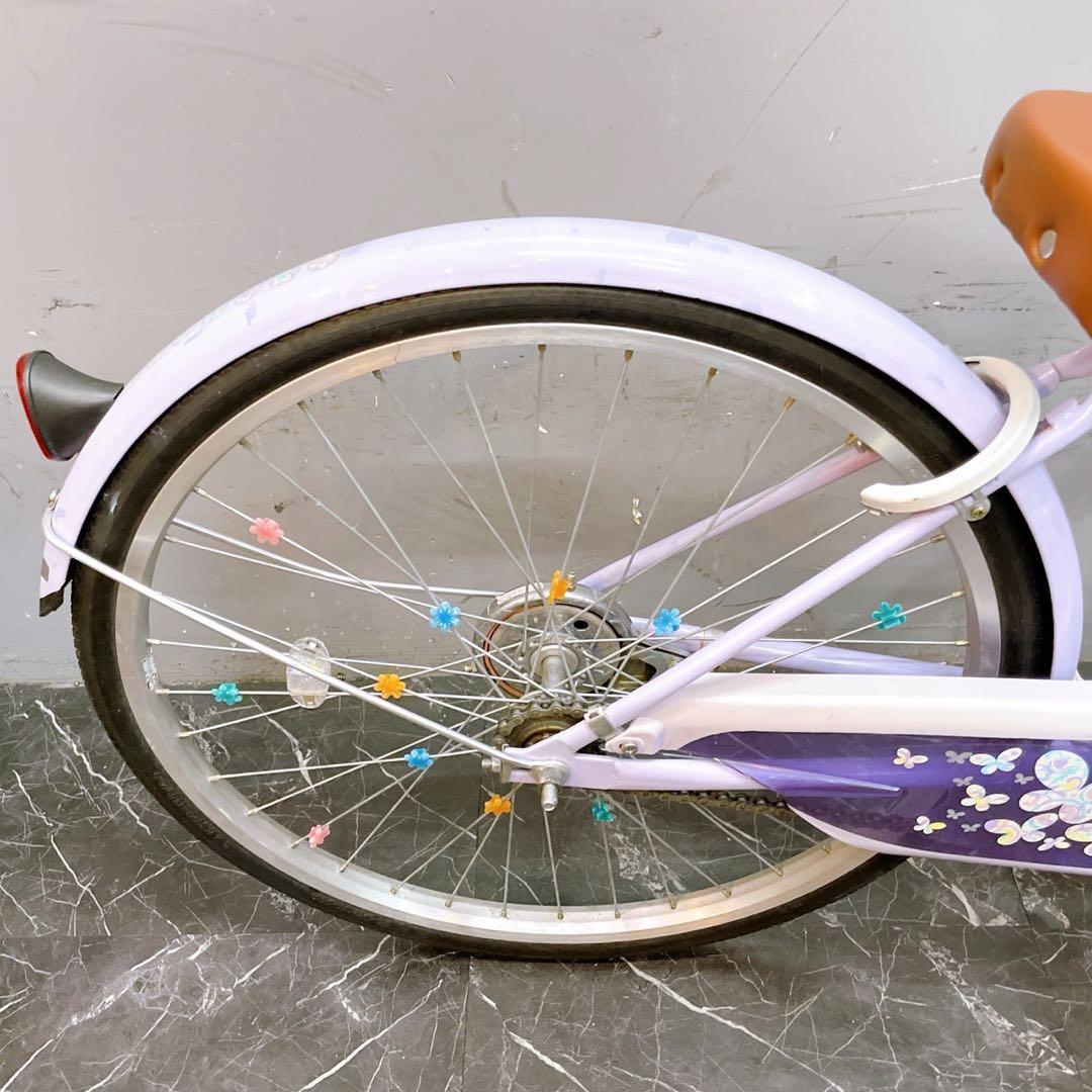 【391】《関西 引き取り》子供用自転車 ブリヂストン ECOPAL パープル