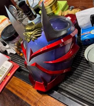 高再現　仮面ライダー響鬼　1/1マスク　コスプレプロップ　大人着用可能　展示用