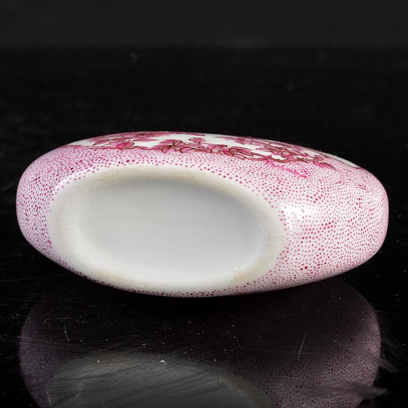 アトリエノート　松村扶佐子作　白磁　柴田是真　下絵　香水入　V　R5725