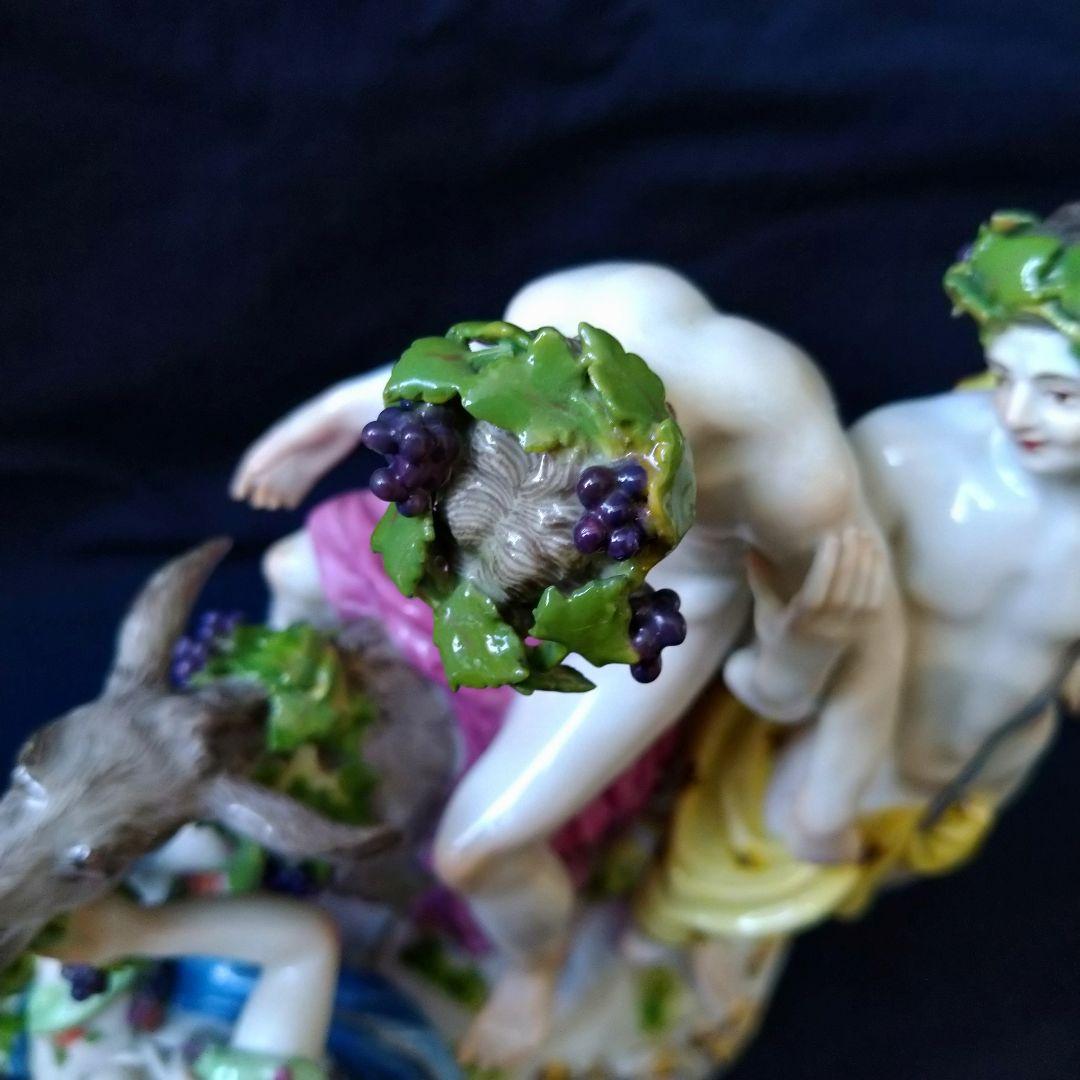 ✤1924年以前マイセン（Meissen）『ロバに乗るシレナス』