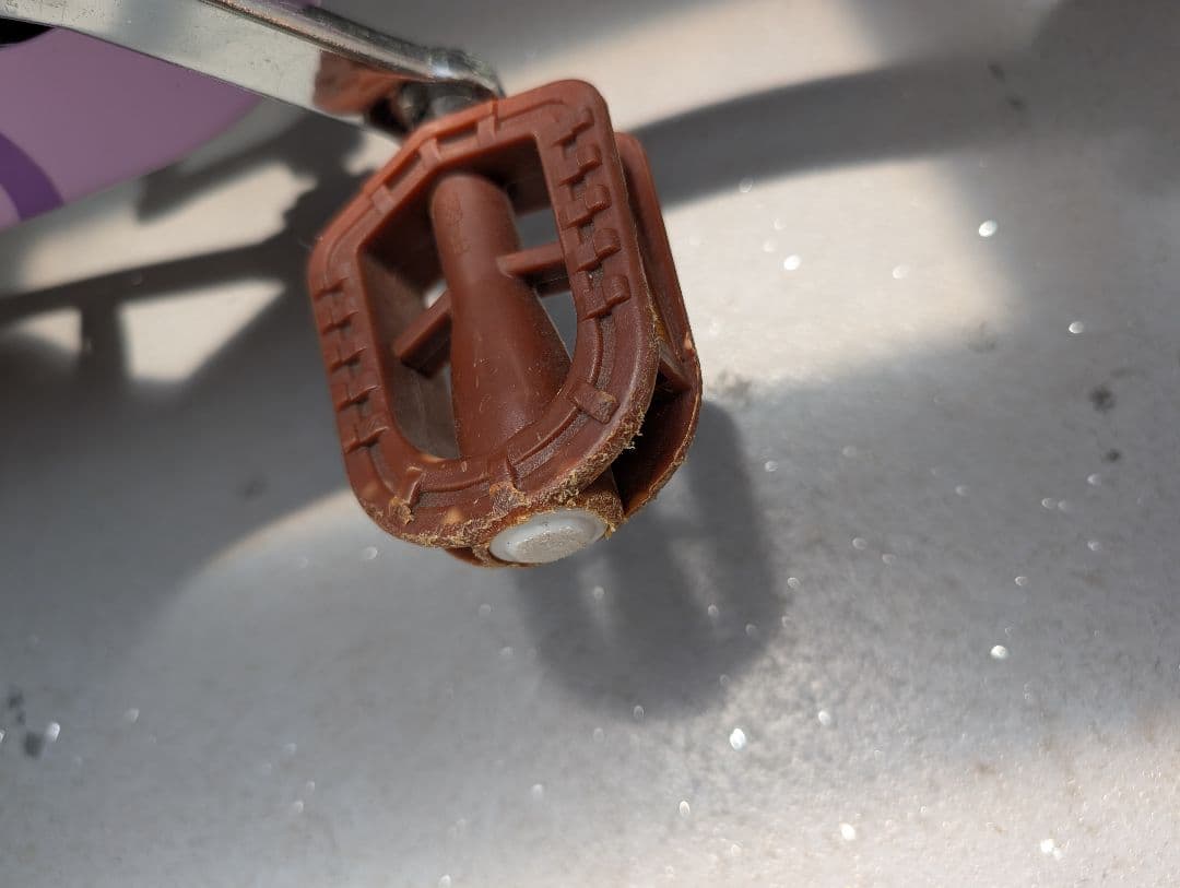 幼児用自転車 14インチ 紫 直接引き渡し希望