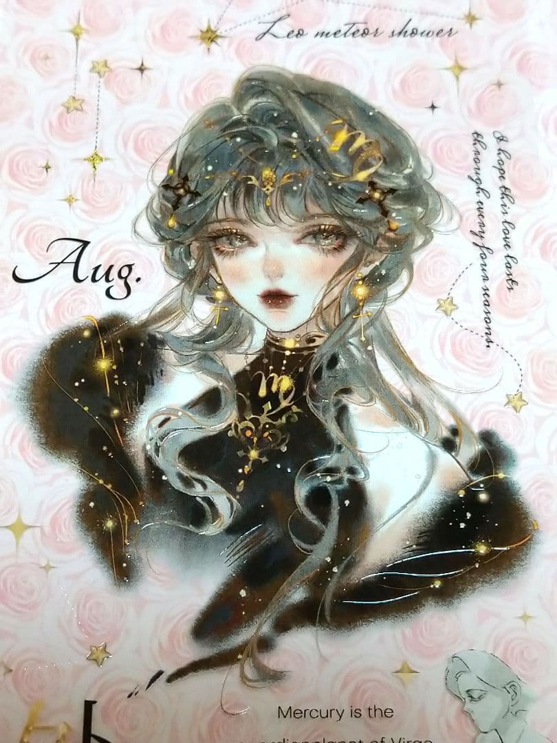 ✩再販✩J775＃星宫缪神(水晶)予星社切り売り海外人物マステ女の子