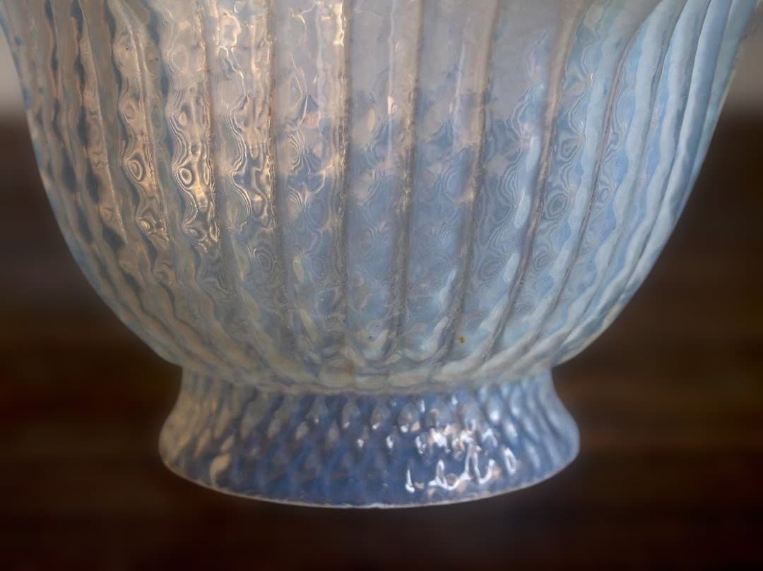 オパールガラス フリルガラス ランプシェード オパールセント/K296