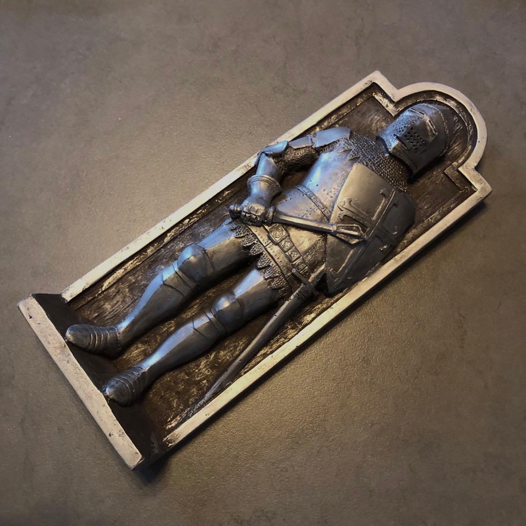 イギリスハンドメイドMarcus Designナイト騎士プラーク壁掛けビンテージ