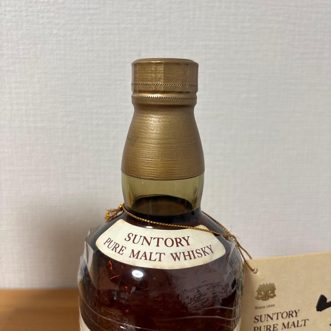 サントリーピュアモルトウイスキー　山崎　760ml 特級　初期ラベル　冊、箱付❸