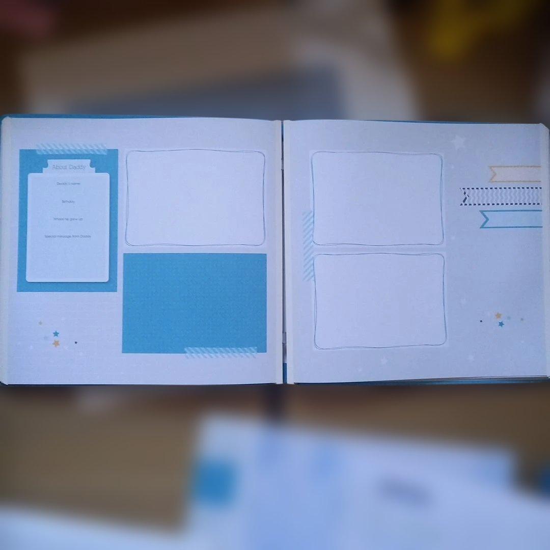 クリエイティブメモリーズ It's a Boy アルバムカバー&F2F台紙セット