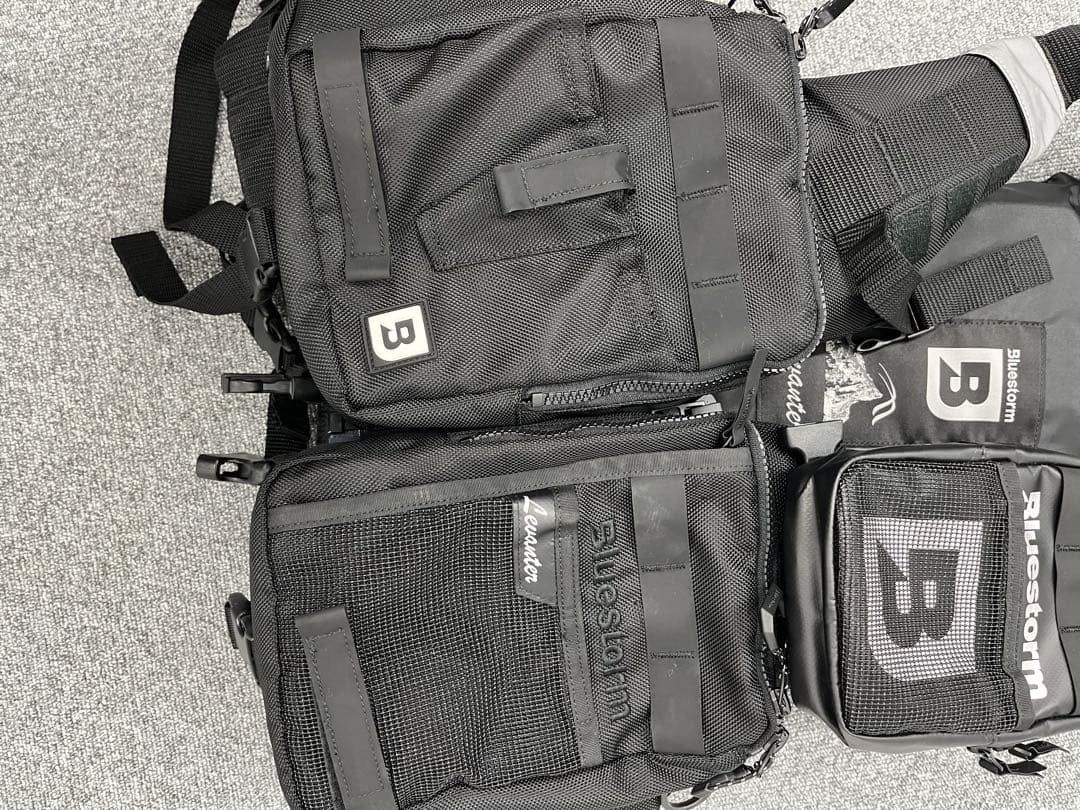 【美品】ブルーストーム Bluestorm レバンテ ゲームベスト ブラック