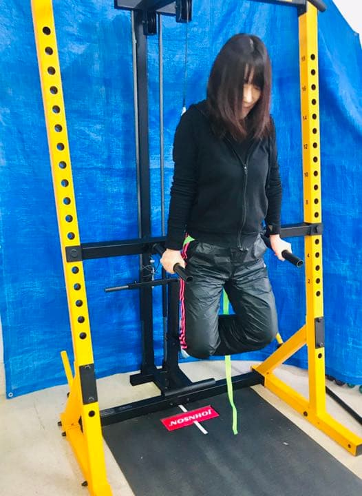 パワーテック社ハーフラック(WB-HR16)専用　ラットロー 奥柱・プレート式