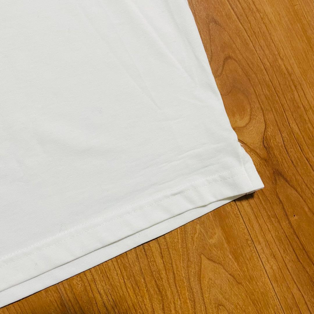 TFW49 モックネック　Tシャツ L ホワイト　ゴルフ