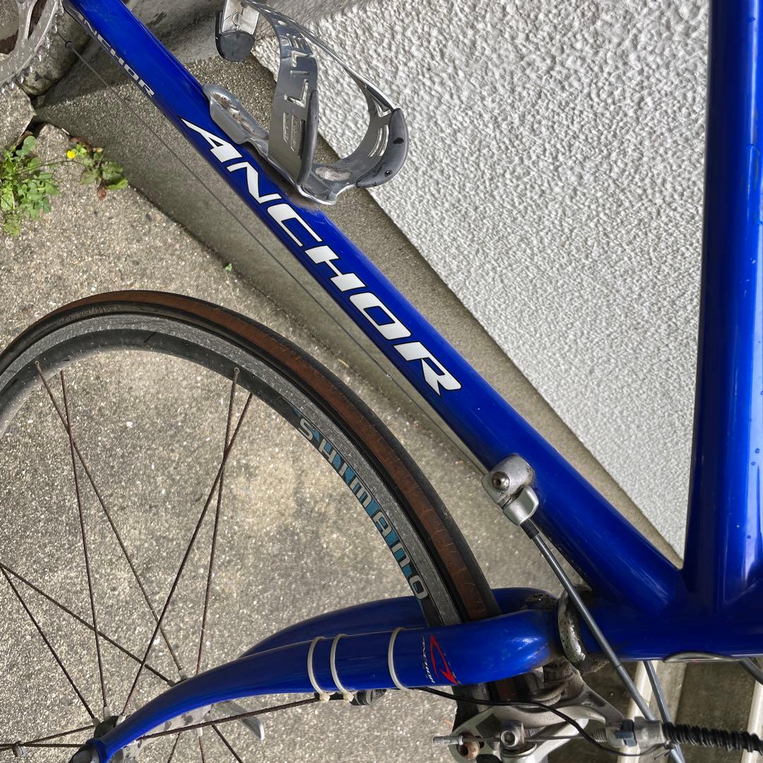 ANCHOR 自転車 青色 フレーム Shimano