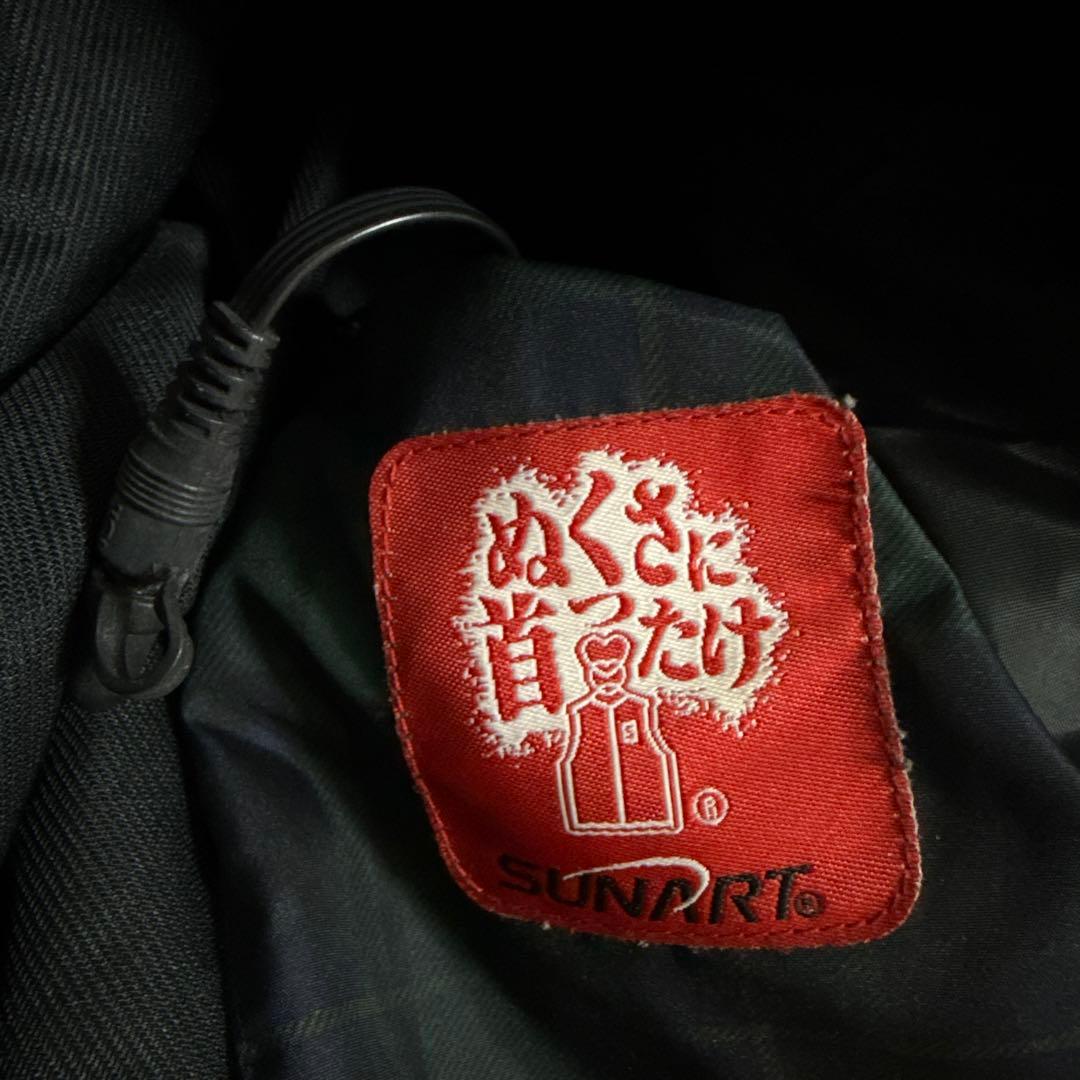 DUNLOP ダンロップ チェック柄ロングコート ベンチコート ヒーター