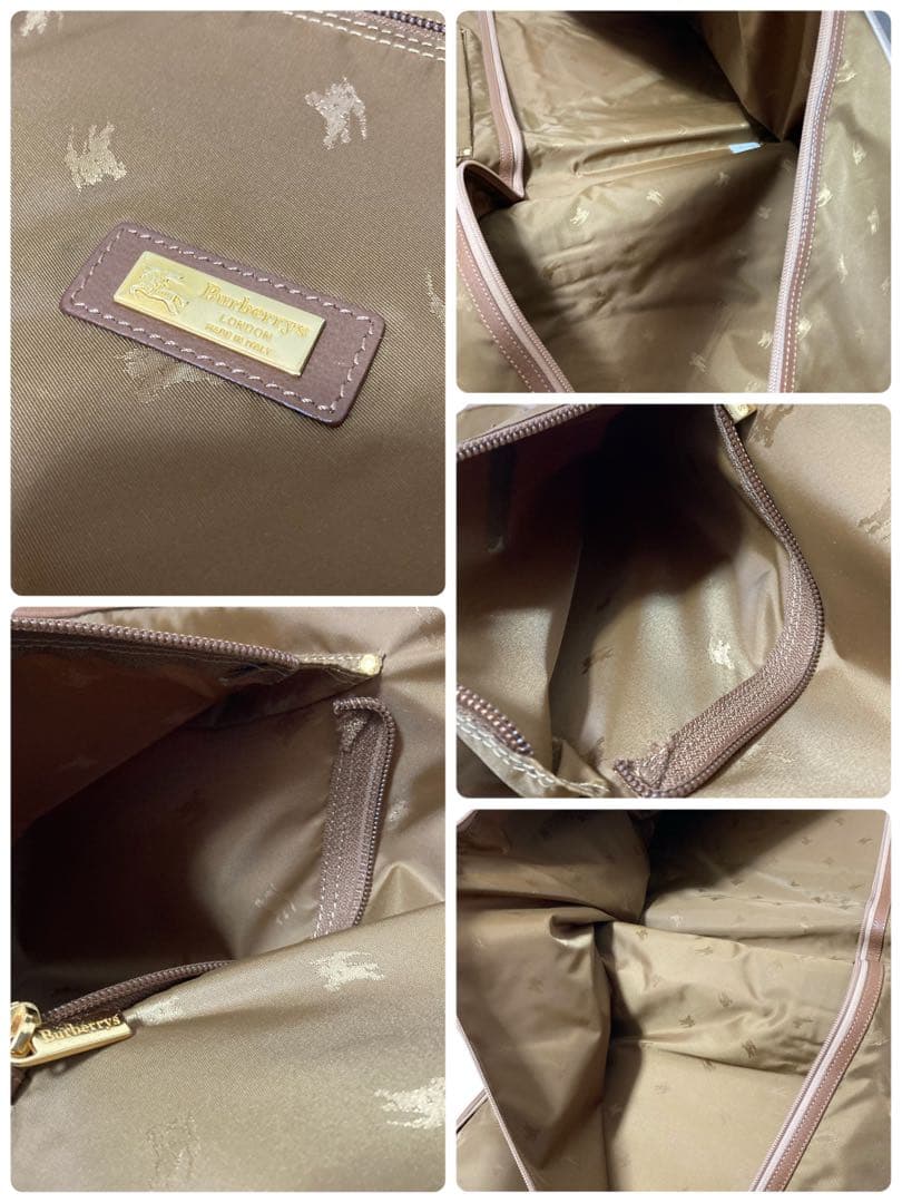 【極美品】激レア　バーバリー　ガーメントバッグ　スーツケース　ロゴ柄　入手困難品